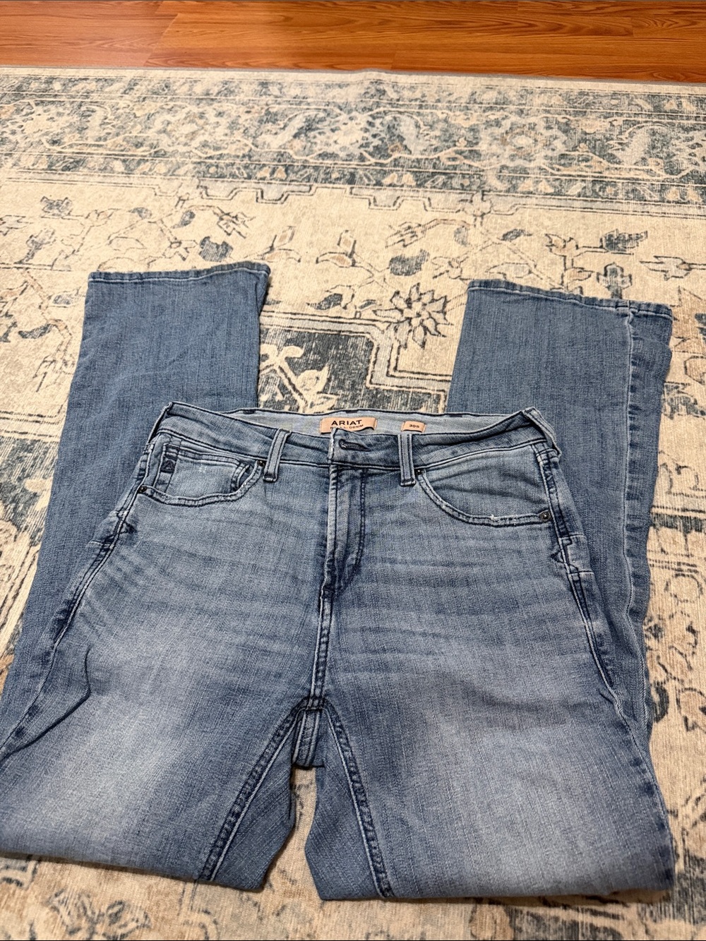 Ariat Women's Medium Wash Straight-Leg Jeans